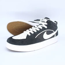 NIKE SB REACT LEO TRAINERS US 11.5 EUR 45.5 BLACK WHITE