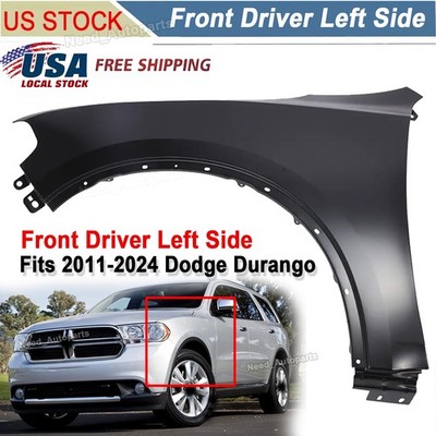 Front Fender For 2011-2026 Dodge Durango Left Driver Side Primed Steel 55369735A