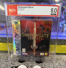 1999 Nintendo Game Boy Color Shadowgate Classic PSA Graded Sealed 8.0 A+ Rare