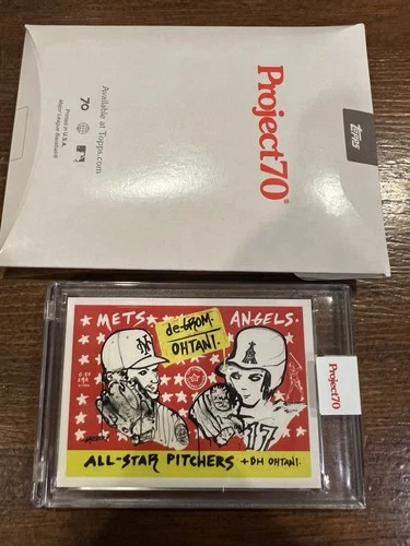 Topps Project 70 Shohei Ohtani Jacob Degrom By Gregory Siff