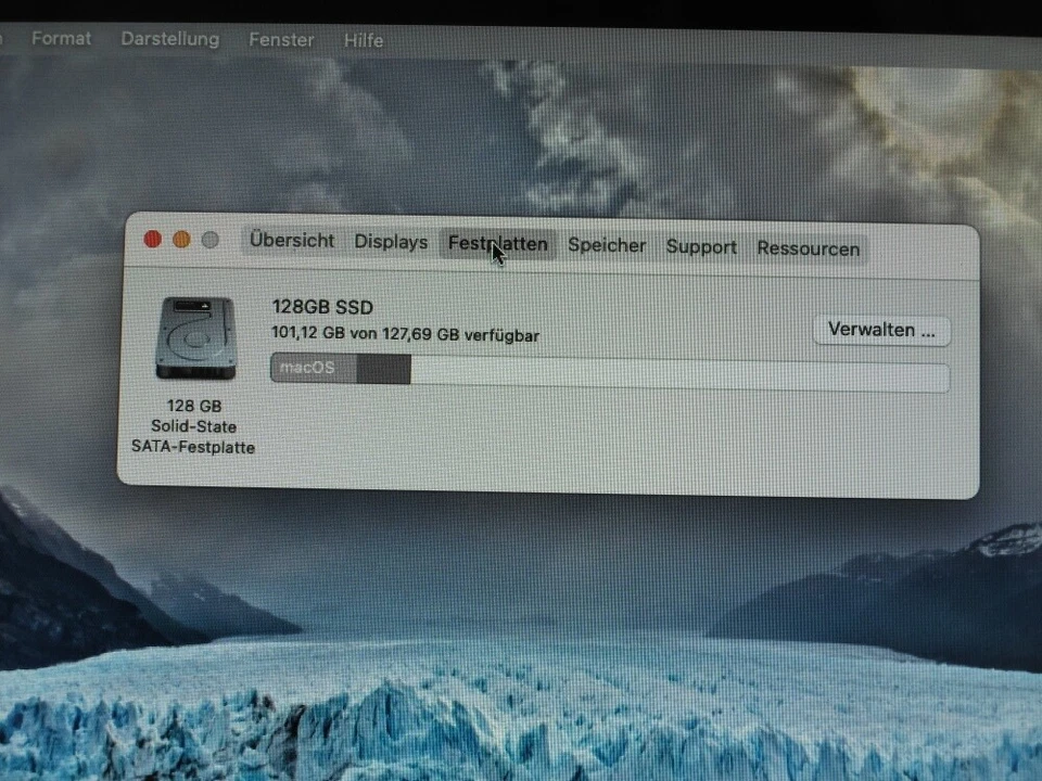 Apple MacBook 5,1 (2008) 13 Zoll/Core2Duo 2,0 GHz/4GB RAM/128GB SSD/Monterey - Bild 3 von 4