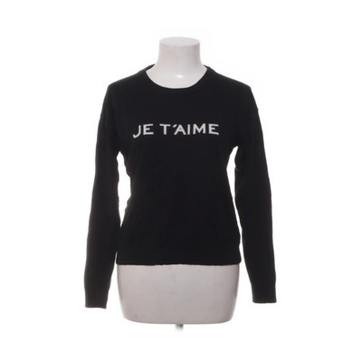 Zadig & Voltaire, Strickpullover, Größe: L, Schwarz, Merinowolle, Print #E5v