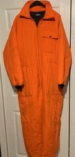 Vintage SaftBak Coveralls Winter Orange Hunting Mens Large 42-44