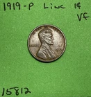 1919-P Lincoln Wheat Cent / Penny 1c VF Very Fine