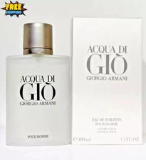 Giorgio Armani Aqua Di Gio Men's 3.4 oz EDT Brand New..