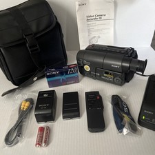 Videocamera Sony Handycam Video 8 CCD-TRV211 e accessori-testata-funzionante-pulita