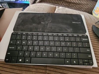 Microsoft Wedge Mobile 1521 Keyboard Cover. UNTESTED 