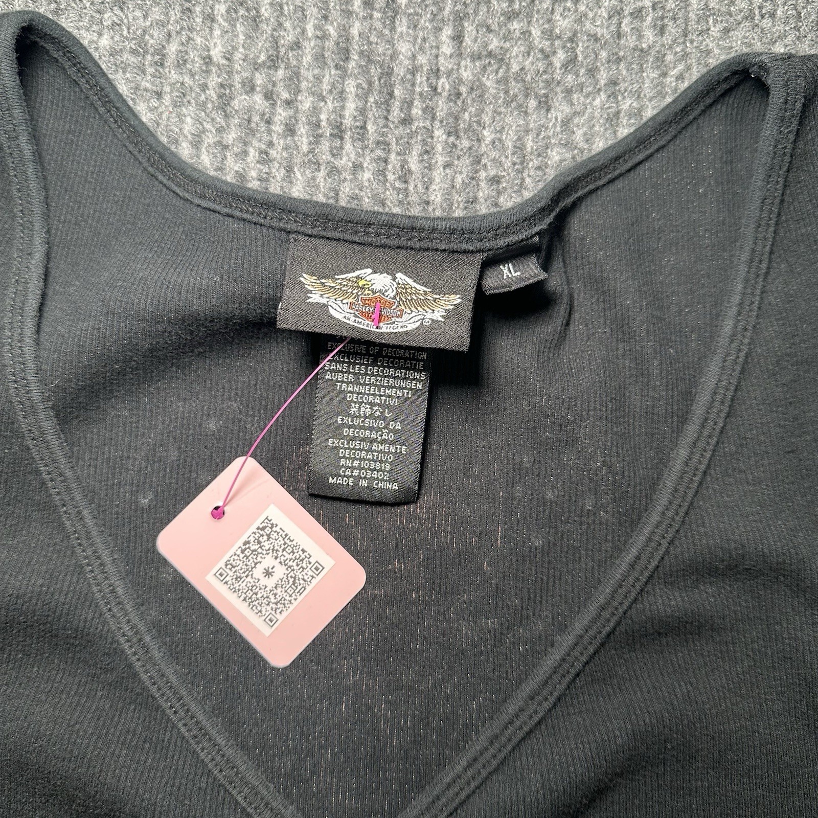 Y2K Harley Davidson Motorcycles Angel Wings Tank … - image 4