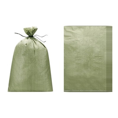 Verstärkte Sandsäcke (45x70 cm, grau) - 10 Stück für gewebtes Polypropylen