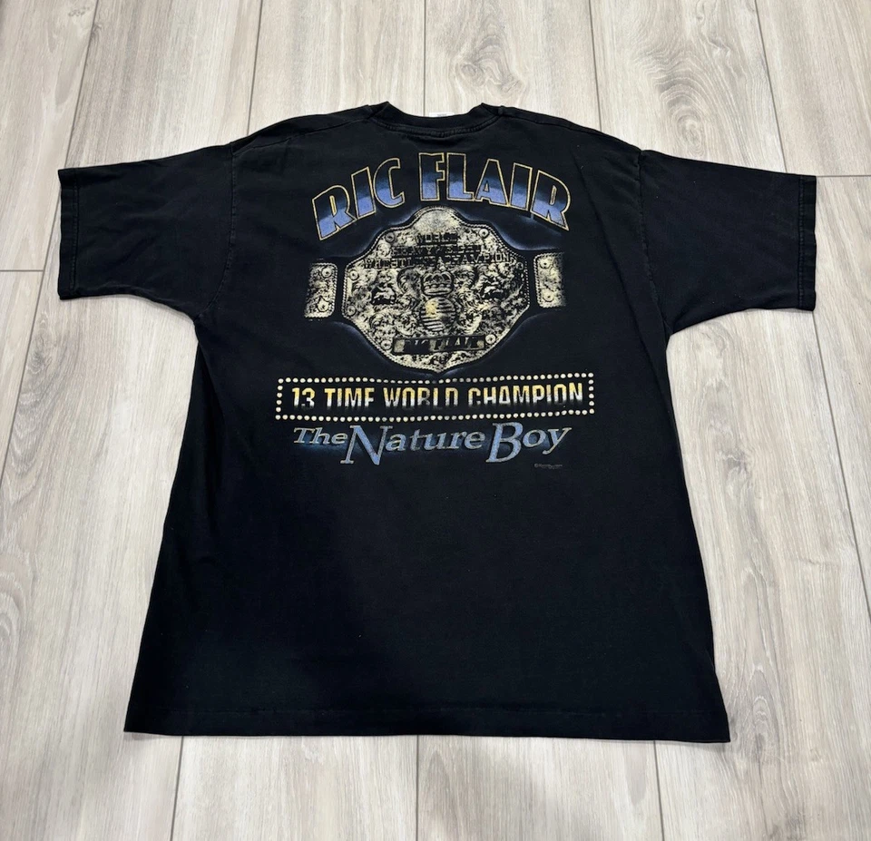WWF Vintage 1997 Ric Flair Nature Boy Tee RARE wrestling WWE t Shirt - Image 2 of 4
