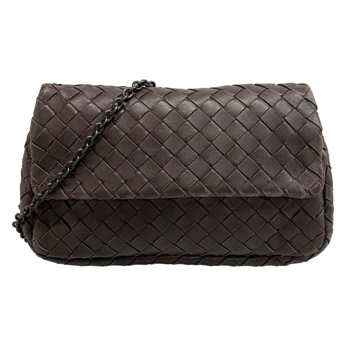 BOTTEGA VENETA Intrecciato - Dark Brown Leather B********* Shoulder Bag thumbnail 16