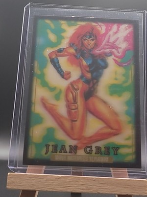2024 Marvel Masterpieces 92 Platinum Lenticular Jean Grey #46