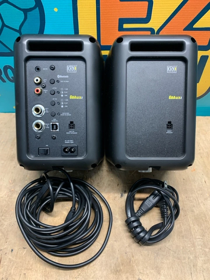 KRK SYSTEMS GOAUX 4 PORTABLE POWERED STUDIO MONITOR PAIR (E10046387) - Image 2 of 3