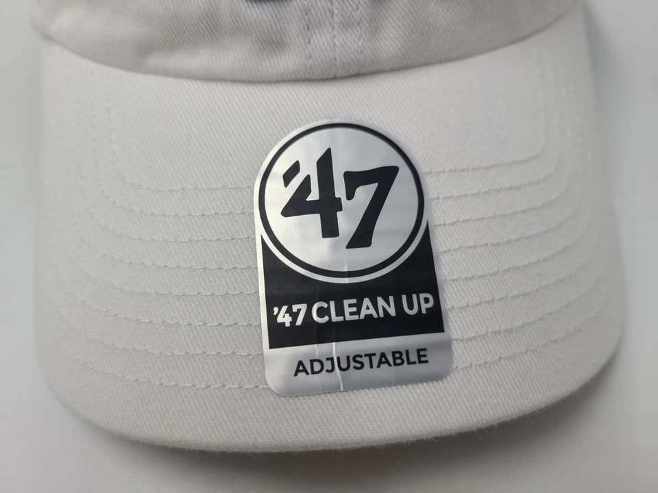 Chicago Sky 47 Brand Clean Up Strapback Adjustable Hat Cap Men Women WNBA White - Image 3 of 4