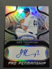 2019 Panini Prizm Pro Penmanship  #PP-JT Jake Thompson Auto Silver Prizm 