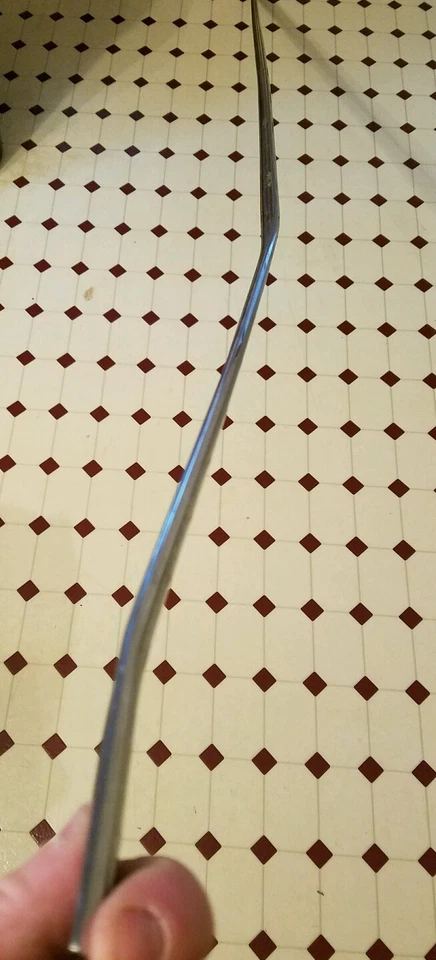 Lincoln Continental 1966 1967 diestro 1/4 panel moldura de acero inoxidable fabricante de equipos originales 2 puertas Foto 4 de 4