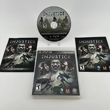Injustice: Gods Among Us (Sony PlayStation 3 PS3) Game Complete W/ Manual Tested