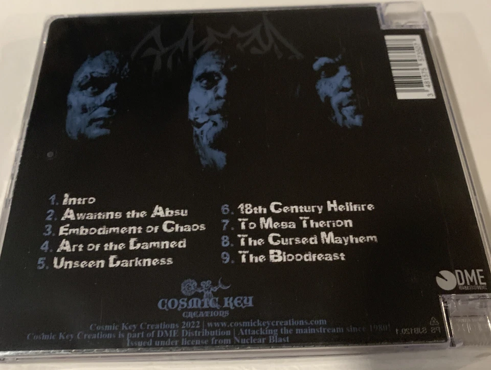 Sinister – Hate CD 2022 Cosmic Key Creations – COS043 [SUPER JEWEL CASE] - Image 2 of 2