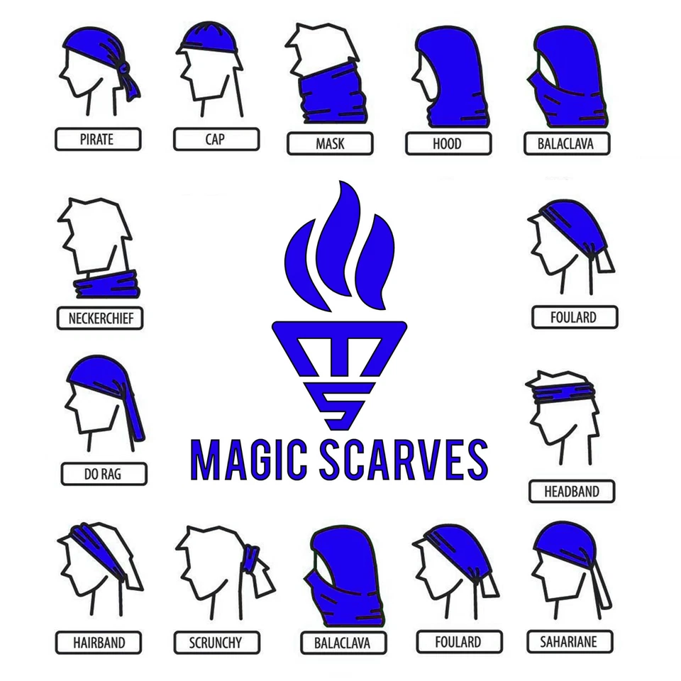 Houndstooth Motorcycle Neck Warmer Snood Bike Ski Neck Tube Scarf Mask Balaclava - Image 3 of 4