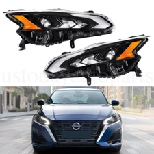 Full LED Headlights Pair For 2023 2024 Nissan Altima Headlamps Left Right Side