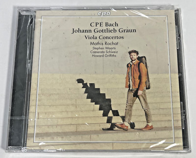 CPE Bach/Johann Gottlieb Graun: Viola Concertos (2024, CD) Sealed Cracked Case
