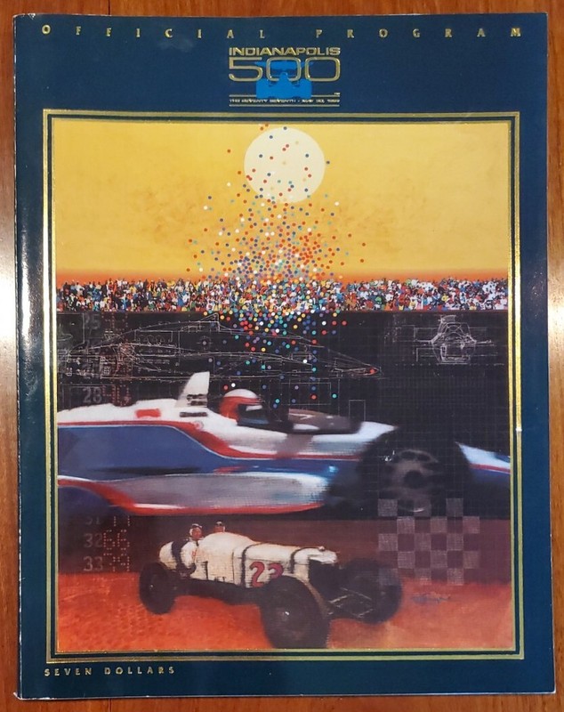 VINTAGE 1993 INDIANAPOLIS 500 OFFICIAL PROGRAM, 77th RUNNING