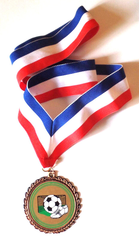 Vintage 1990's Youth MORNINGSTAR WINNER Golden Medal Souvenir w Ribbon (d)