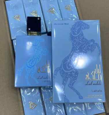 Lail Maleki Moroccan Blue EDP Perfume By Lattafa 100ML🥇Hottest