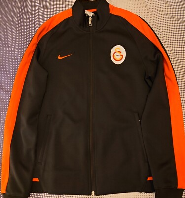 Galatasaray nike n98 tracktop jacket medium black red rare new