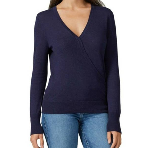 Faux Wrap Surplice Sweater Size XS | eBay