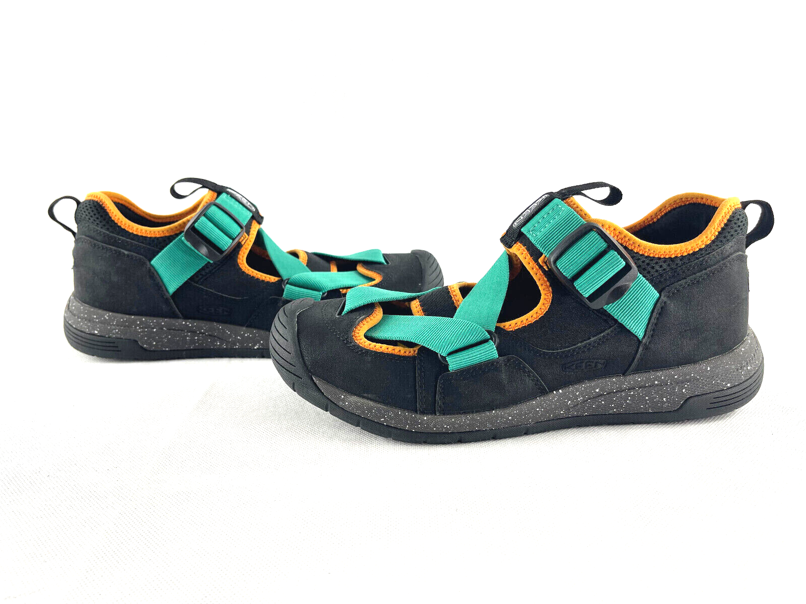 Scarpe sandalo da trekking KEEN Zerraport Trail nero turchese arancione uomo taglia 8