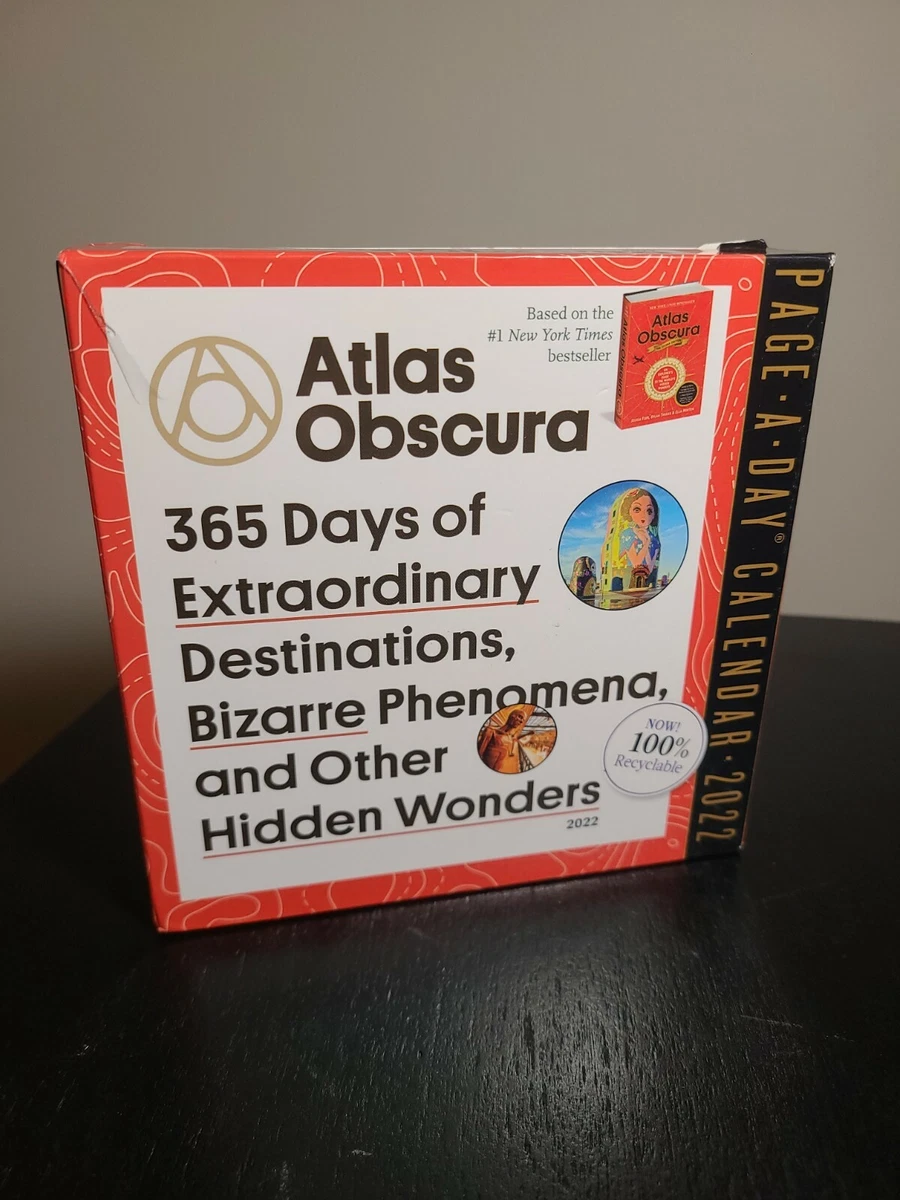 Atlas Obscura Calendar 2025 fanny suzann