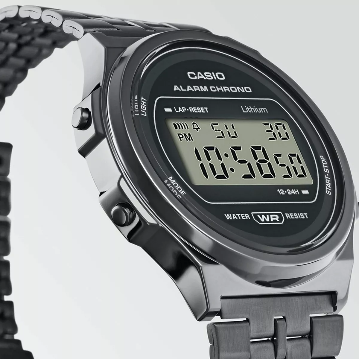Casio Vintage Digital Grey Watch A171WEGG 1ADF eBay
