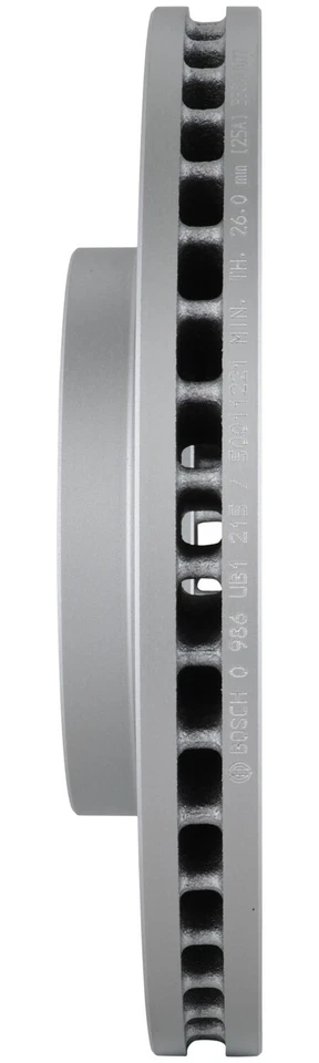 Rotor de freio a disco Bosch QuietCast dianteiro para 1992-1996 Lexus ES300 - Imagem 3 de 4