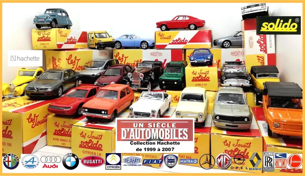 Voitures 1:43 - Collection SOLIDO HACHETTE Un siècle d