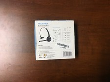 Tecknet TK-HS004 Bluetooth Headset with Microphone New In Box