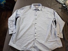 Charles Tyrwhitt Shirt Mens 20 / 37 Fit Button Up Blue Long Sleeve