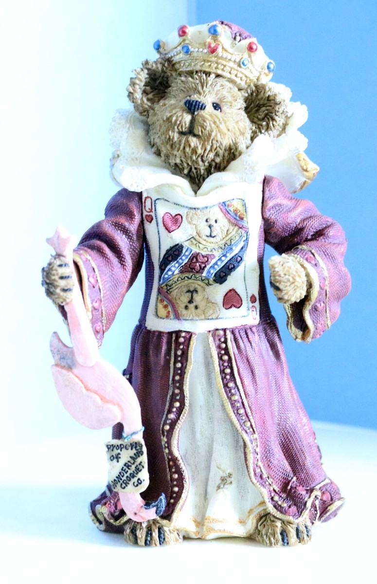 Boyds - Shoe Box Bear - Alice in Wonderland Queen of Hearts - 4 1