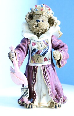 Boyds - Shoe Box Bear - Alice in Wonderland Queen of Hearts - 4 1