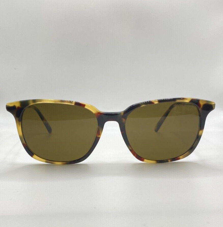Солнцезащитные очки Moncler ML 0225 55J в пластиковой оправе цвета светлой черепахи 55-18-145 ML0225