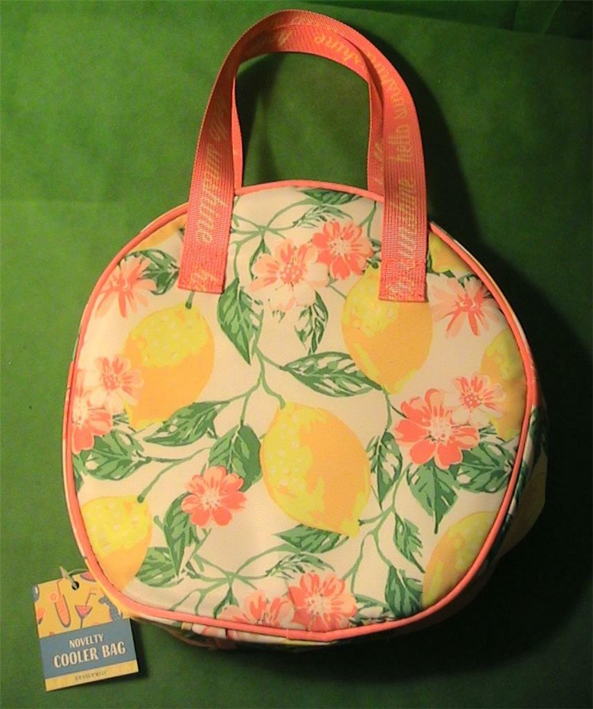 Pretty Personal Cooler, Zippered Lunch Bag New with Tags