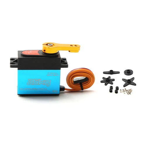 Digital Servo 25kg High Torque 180° Stainless Steel Gear Servo for 1/8 1/10 P2L3 - Picture 1 of 10