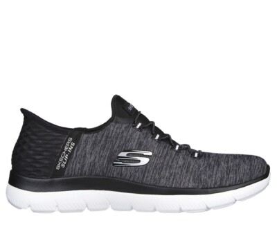 Sketchers Damen Slipper Ins gepolsterter Komfort einfache Passform Memory Foam Schuh-UK 3-8