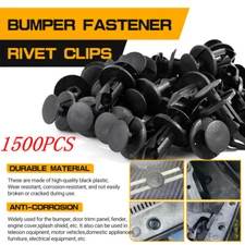 1500pcs Car Retainer Clips Auto Fasteners Push Trim Clips Pin Rivet Bumper Kit