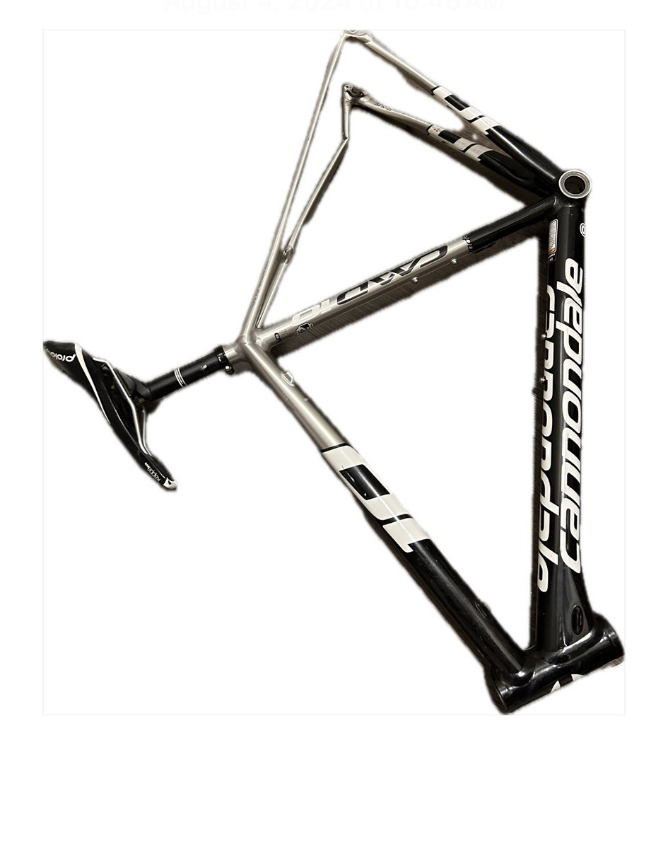 Cannondale 56cm Rim Brake Carbon 10 Alloy Frameset 700c 1803g