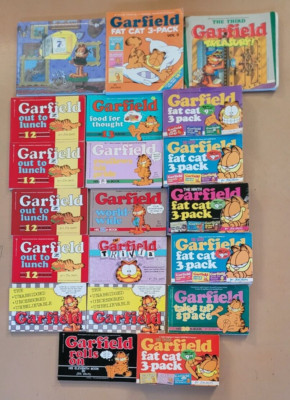 Lot Of 20 Vintage Garfield Books by Jim Davis 