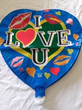 VALENTINES DAY HELIUM FOIL BALLOON  I LOVE U HEART BALLOON  GIFT multicolour 
