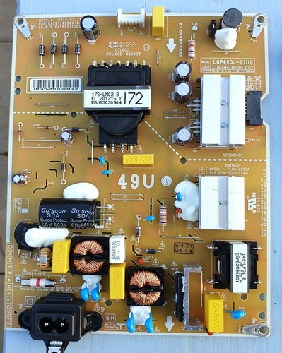 Netzteil EAX67189201  für LED TV LG Model: 49UN71006LB