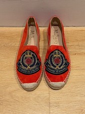 Authentic Mulberry Crest Sunset Flat Loafers Espadrilles EU 36 UK 3 New UK £395