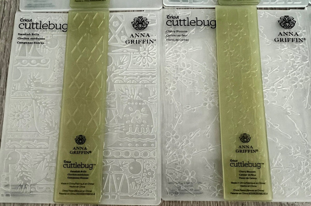 Cricut Cuttlebug Anna Griffin エンボスフォルダー Cricut Cuttlebug Anna Griffin 4.5x5.5” Embossing Folder Border Lot